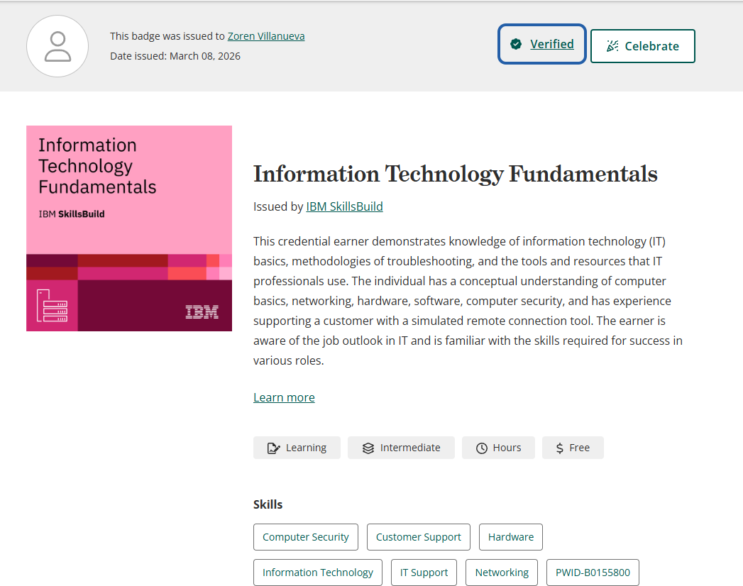 IT Fundamentals